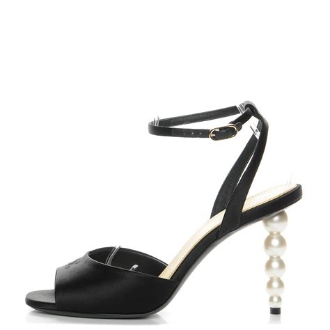 chanel pearl heel sandals|Chanel sandals official site.